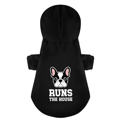 Avelena | Führt Das Haus Und Ruiniert Das Haus - Passende Französische Bulldogge Hoodies – Stilvoll, Gemütlich & Personalisierbar!