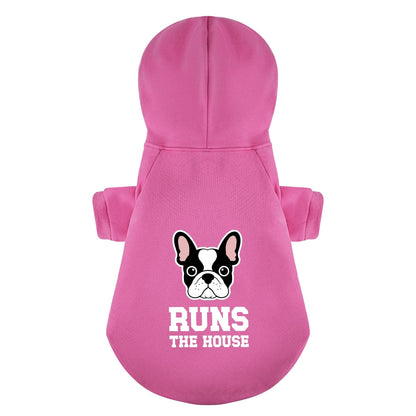 Avelena | Führt Das Haus Und Ruiniert Das Haus - Passende Französische Bulldogge Hoodies – Stilvoll, Gemütlich & Personalisierbar!