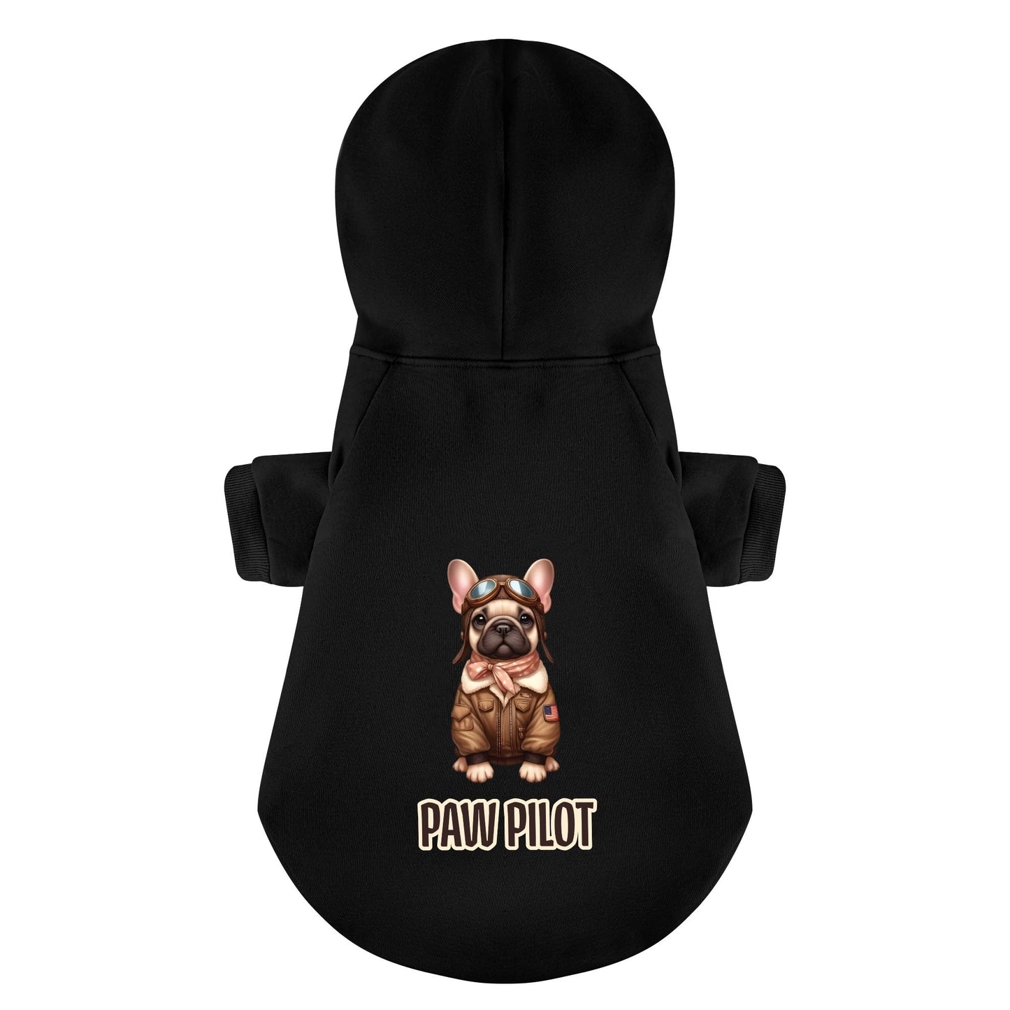 Avelena | Paw Pilot Und Co-Pawlot - Passende Französische Bulldogge Hoodies – Stylisch, Gemütlich & Personalisierbar!