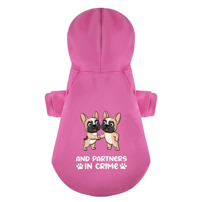 Avelena | Wir Sind Beste Freunde Und Partner In Crime - Passende Französische Bulldoggen Hoodies – Stilvoll, Gemütlich & Persönlich!