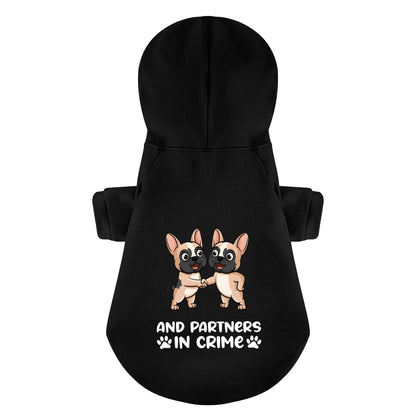 Avelena | Wir Sind Beste Freunde Und Partner In Crime - Passende Französische Bulldoggen Hoodies – Stilvoll, Gemütlich & Persönlich!