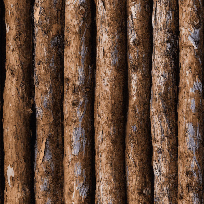 Avelena | Ländertapete Rolle Dunkel Gefärbt Holzstang Muster Wandkunst, 33' L X 20,5" B