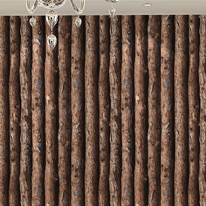 Avelena | Ländertapete Rolle Dunkel Gefärbt Holzstang Muster Wandkunst, 33' L X 20,5" B