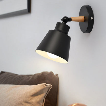 Avelena | Drehbare Esszimmer Eimer Wandlampe Metall Eine Licht Moderne Stil Wand Scone