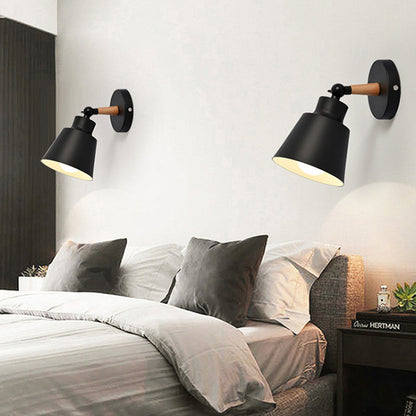 Avelena | Drehbare Esszimmer Eimer Wandlampe Metall Eine Licht Moderne Stil Wand Scone