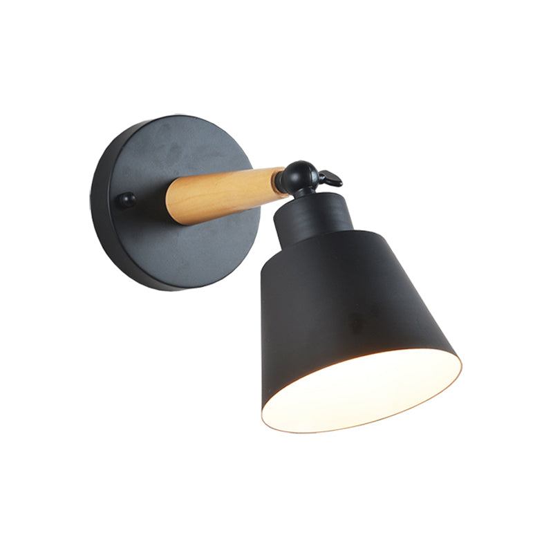 Avelena | Drehbare Esszimmer Eimer Wandlampe Metall Eine Licht Moderne Stil Wand Scone