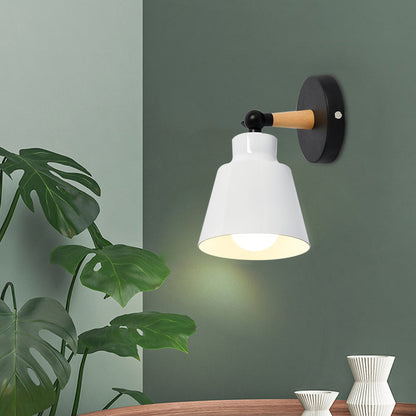 Avelena | Drehbare Esszimmer Eimer Wandlampe Metall Eine Licht Moderne Stil Wand Scone
