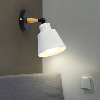 Avelena | Drehbare Esszimmer Eimer Wandlampe Metall Eine Licht Moderne Stil Wand Scone