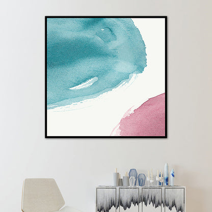 Avelena | Weiches Farben Modern Kunst Leinwand Aquarell Gemälde für Esszimmer, Mehrere Größen Optionen