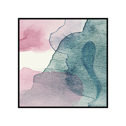 Avelena | Weiches Farben Modern Kunst Leinwand Aquarell Gemälde für Esszimmer, Mehrere Größen Optionen