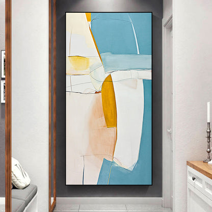 Avelena | Mid-Century Modern Wandkunst Druck Helle Farbe Abstrakte Malerei, Mehrere Größen Optionen