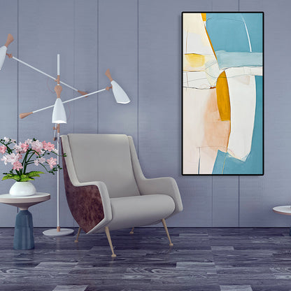 Avelena | Mid-Century Modern Wandkunst Druck Helle Farbe Abstrakte Malerei, Mehrere Größen Optionen
