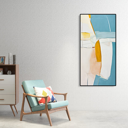 Avelena | Mid-Century Modern Wandkunst Druck Helle Farbe Abstrakte Malerei, Mehrere Größen Optionen