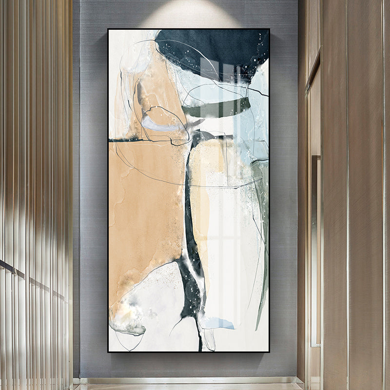 Avelena | Mid-Century Modern Wandkunst Druck Helle Farbe Abstrakte Malerei, Mehrere Größen Optionen