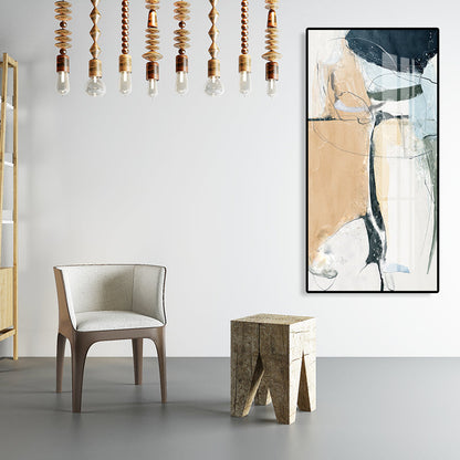 Avelena | Mid-Century Modern Wandkunst Druck Helle Farbe Abstrakte Malerei, Mehrere Größen Optionen