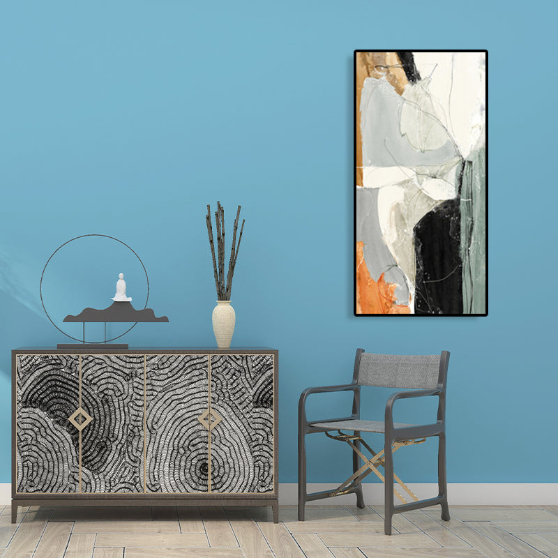 Avelena | Mid-Century Modern Wandkunst Druck Helle Farbe Abstrakte Malerei, Mehrere Größen Optionen