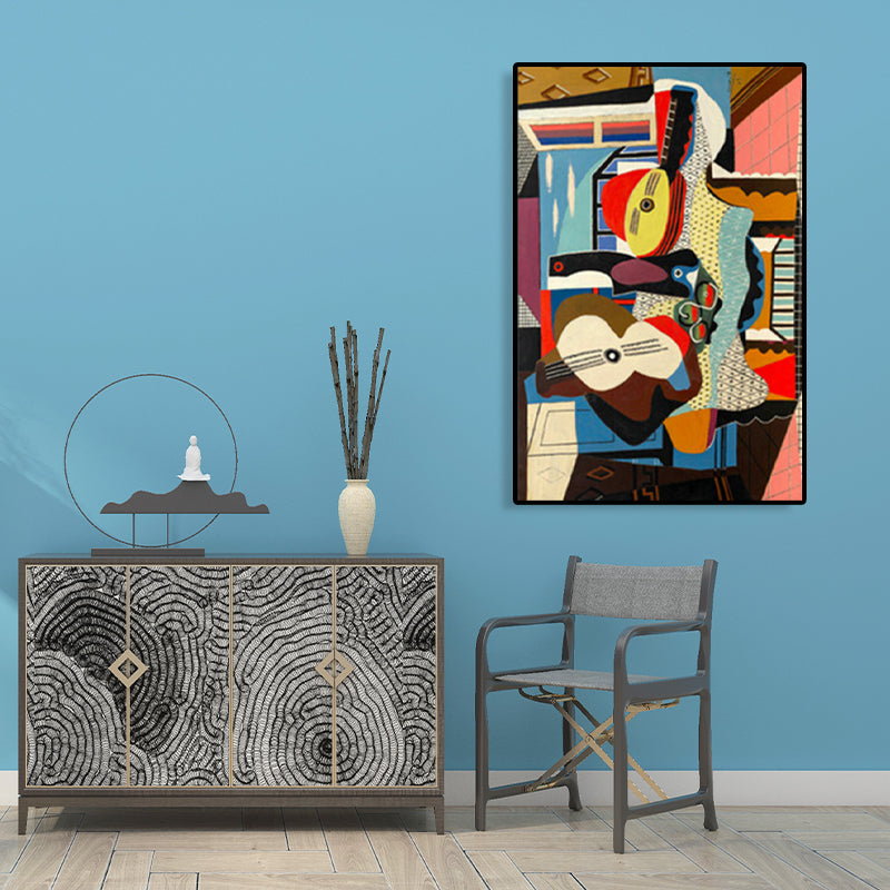 Avelena | Instrumente Ölmalerei Kunstdruck Kubismus Stil Leinwand Wanddekoration, Mehrere Größen
