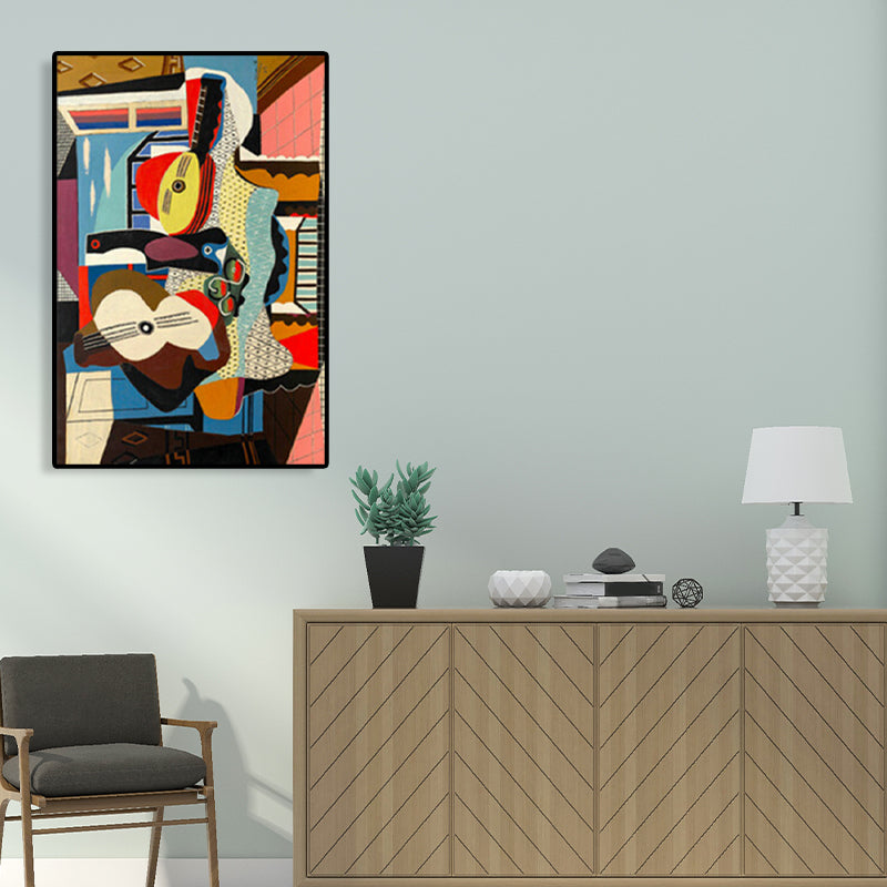 Avelena | Instrumente Ölmalerei Kunstdruck Kubismus Stil Leinwand Wanddekoration, Mehrere Größen
