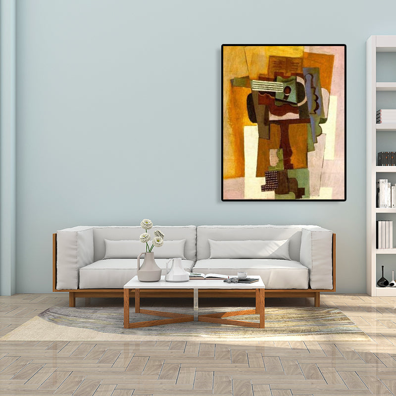 Avelena | Instrumente Ölmalerei Kunstdruck Kubismus Stil Leinwand Wanddekoration, Mehrere Größen