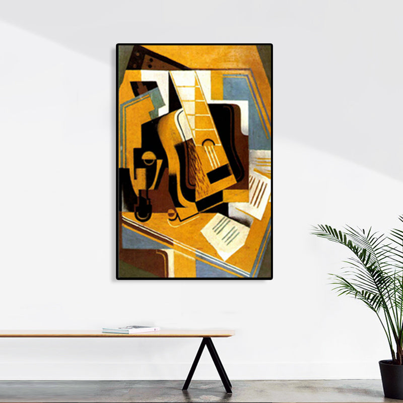 Avelena | Instrumente Ölmalerei Kunstdruck Kubismus Stil Leinwand Wanddekoration, Mehrere Größen