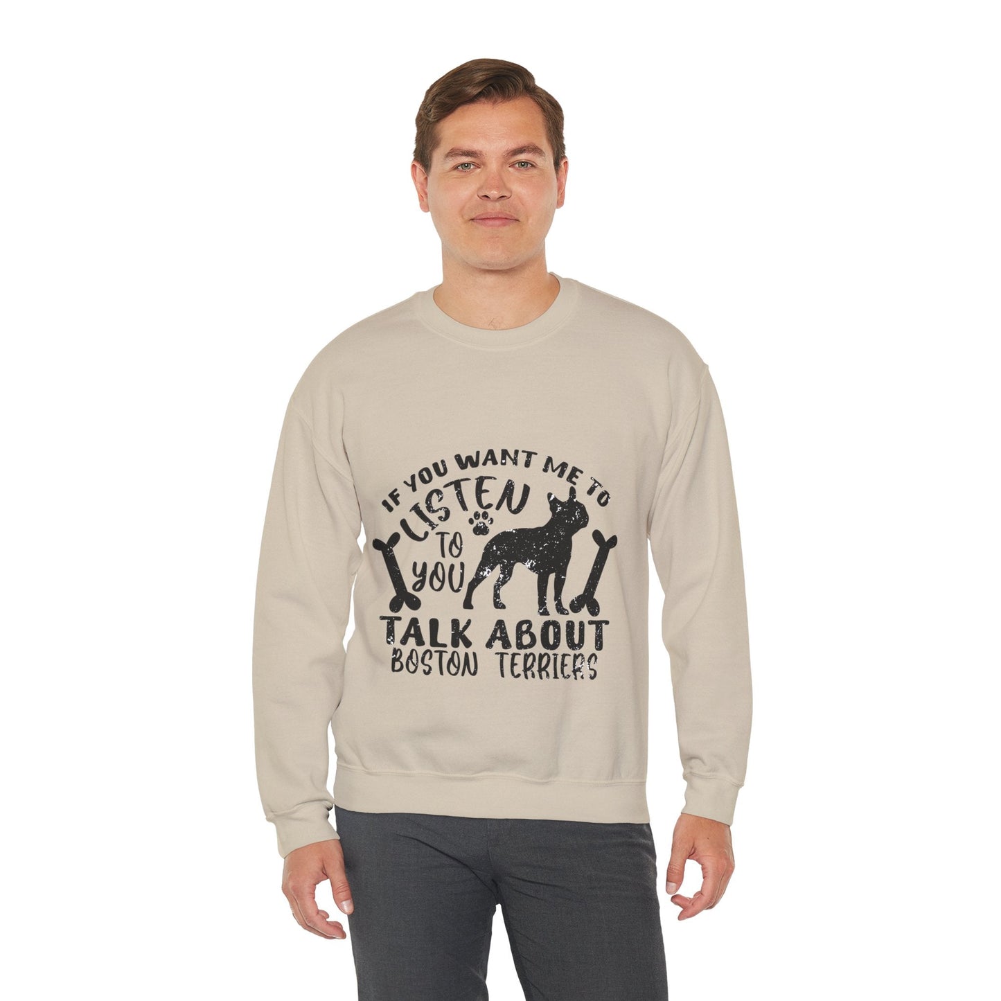 Avelena | Alfie Unisex Sweatshirt Für Boston Terrier Liebhaber
