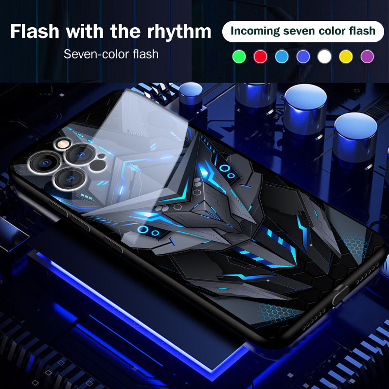 Avelena | Coole Mecha Apple Smart Flash Handyhülle