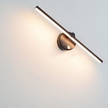 Avelena | Nordic Minimalist Aluminium Lange Bar Schalter LED Spiegel Wandleuchte Lampe