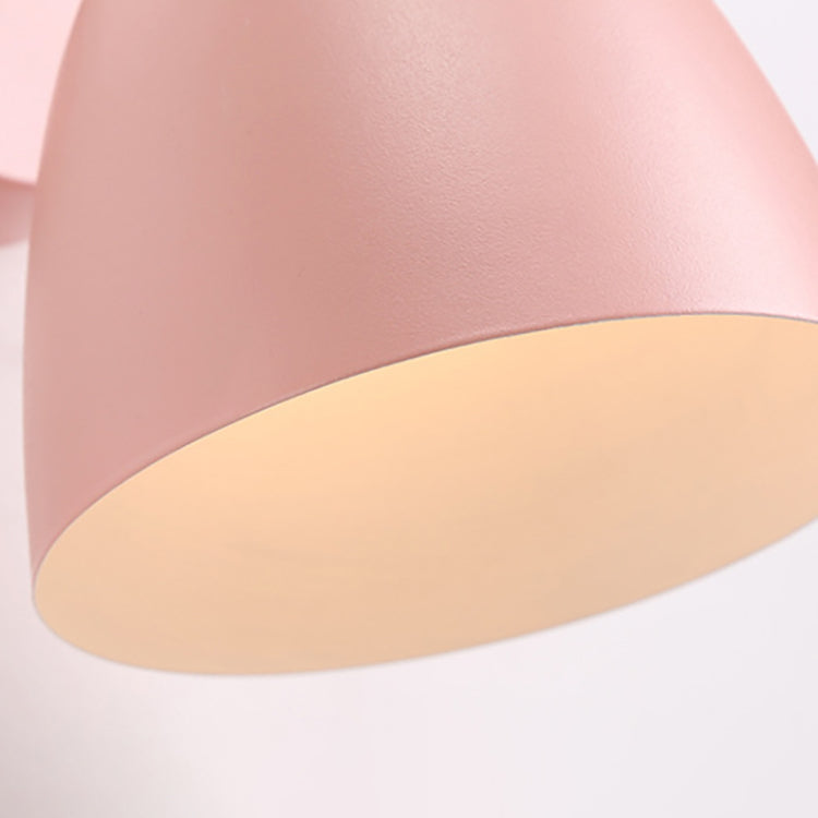 Avelena | Moderne Minimalistische Runde Horn Aluminium Holz 1-Licht Wandleuchte Lampe Für Schlafzimmer