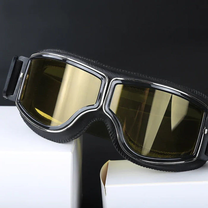 Avelena | Vintage-Motorradbrille