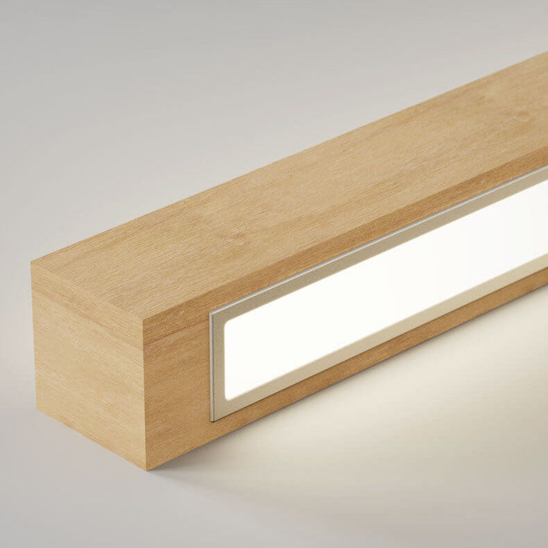 Avelena | ZenBeam Japanische LED Wandleuchte | Massivholz Design | Moderne Akzentbeleuchtung