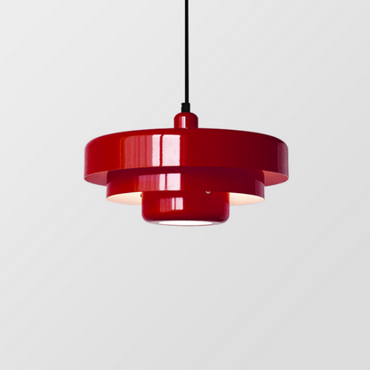 Avelena | Vintage Italienische Pendelleuchte – Elegante Orange & Grüne Hängeleuchte für Moderne Häuser