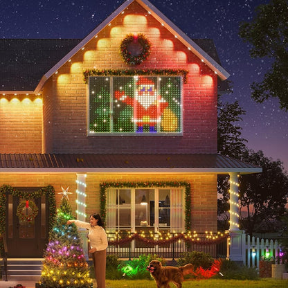 Avelena | Bunte Wellen LED Vorhang Sync Lichter