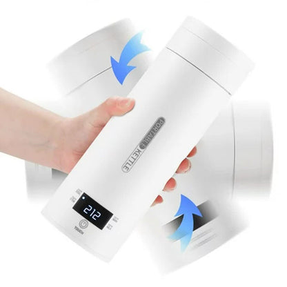 Avelena | 17Oz Edelstahl Reise Elektro Wasserkocher mit 4 Temperaturvoreinstellungen