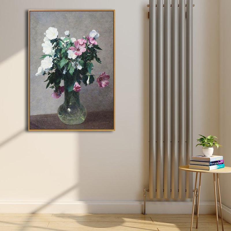 Avelena | Schöner Blumenvasen-Kunstdruck Schlafzimmer Stillleben Malerei In Grün, Mehrere Größen Verfügbar