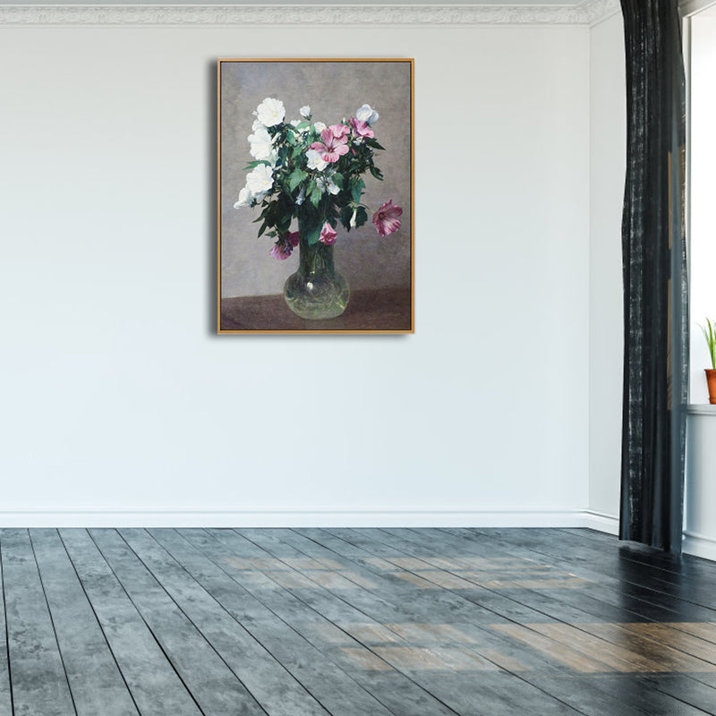 Avelena | Schöner Blumenvasen-Kunstdruck Schlafzimmer Stillleben Malerei In Grün, Mehrere Größen Verfügbar