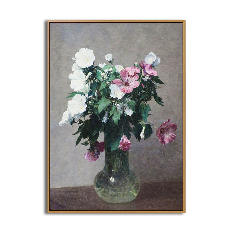 Avelena | Schöner Blumenvasen-Kunstdruck Schlafzimmer Stillleben Malerei In Grün, Mehrere Größen Verfügbar