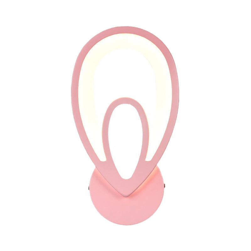 Avelena | Kinder Schlafzimmer Treppen Wandlampe Acryl Metall Cartoon Wandleuchte mit Candy Farbe