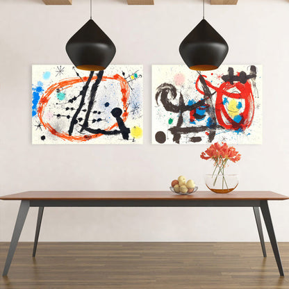 Avelena | Texturierte Handbedruckte Wanddekoration Im Modernen Kunststil Auf Leinwand für Die Küche, Mehrere Größen