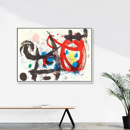 Avelena | Texturierte Handbedruckte Wanddekoration Im Modernen Kunststil Auf Leinwand für Die Küche, Mehrere Größen