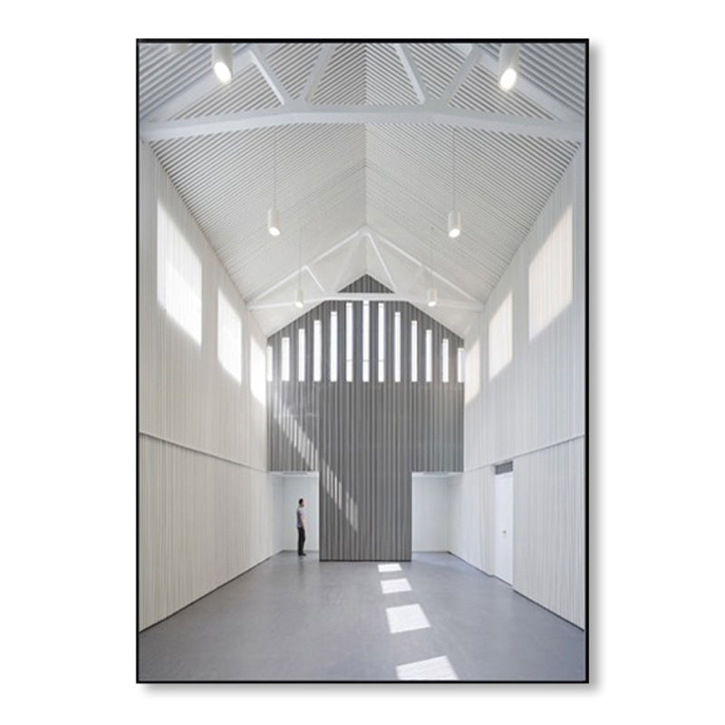 Avelena | Foto Flur Leinwand Zeitgenössischer Stil Gebäude Malerei In Hellen Farben für Das Studienzimmer