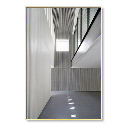 Avelena | Foto Flur Leinwand Zeitgenössischer Stil Gebäude Malerei In Hellen Farben für Das Studienzimmer