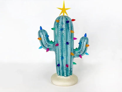 Avelena | Vintage Weihnachten Leuchtender Kaktus