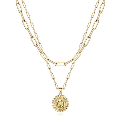 Avelena | Gold Initialhalsketten Für Frauen