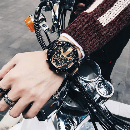 Avelena | Edelstahl Chronograph Quarz Uhr