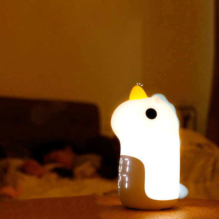 Avelena | Unilora DreamLight Wecker | Einhorn Design | Timer & LED Nachtlicht | Kinderzimmer-Deko