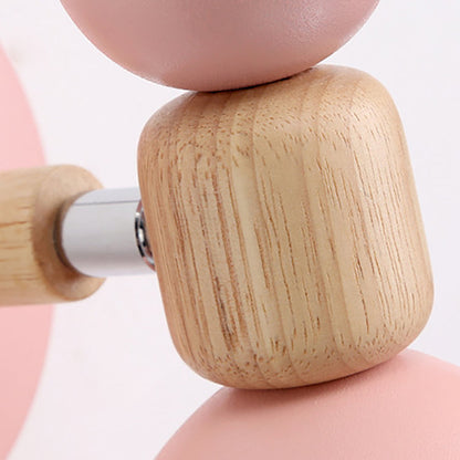 Avelena | Moderne Minimalistische Runde Horn Aluminium Holz 1-Licht Wandleuchte Lampe Für Schlafzimmer