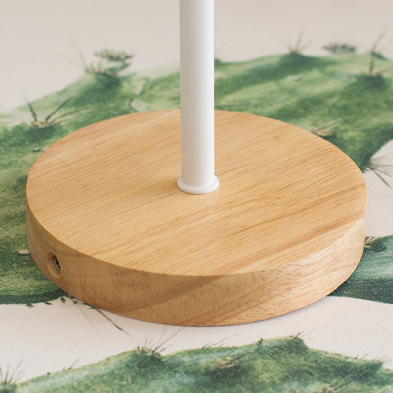 Avelena | Nordic Style Wandlampe Dome 1 Birne Metall & Holz Wandleuchte mit Vogel für Kinderzimmer