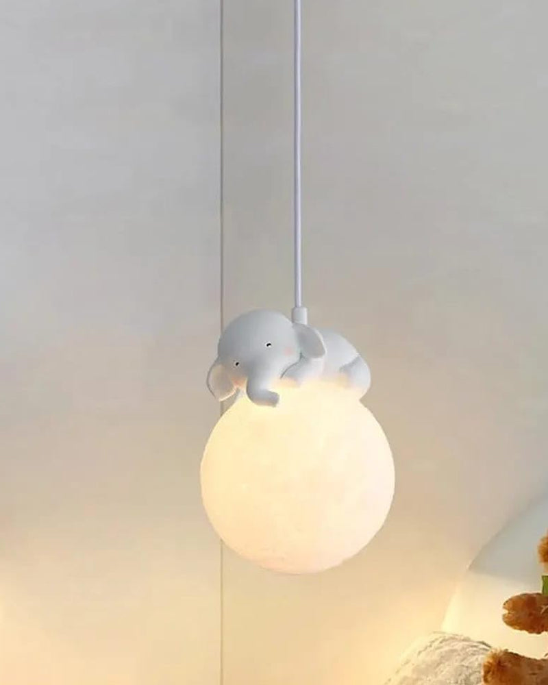 Avelena | Niedliche tierförmige Mondanhängerlampe - Elefant