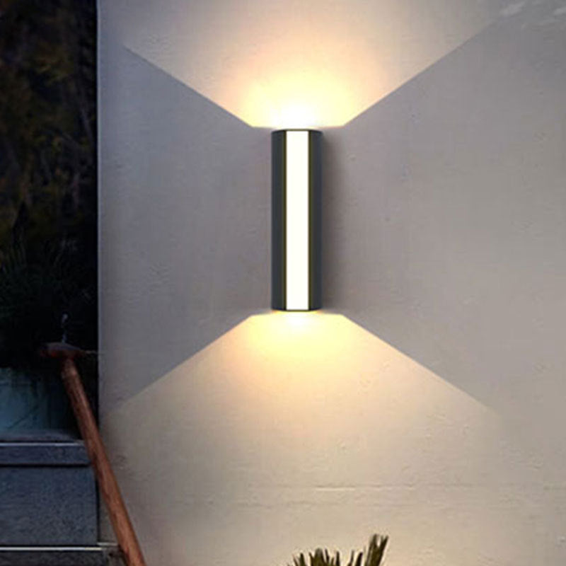 Avelena | Schwarze Dreieck Prism Wandleuchte Moderne Metall Klein/Mittel/Groß Led Deckenleuchte Wand Sconce In Warm/Weiß Licht