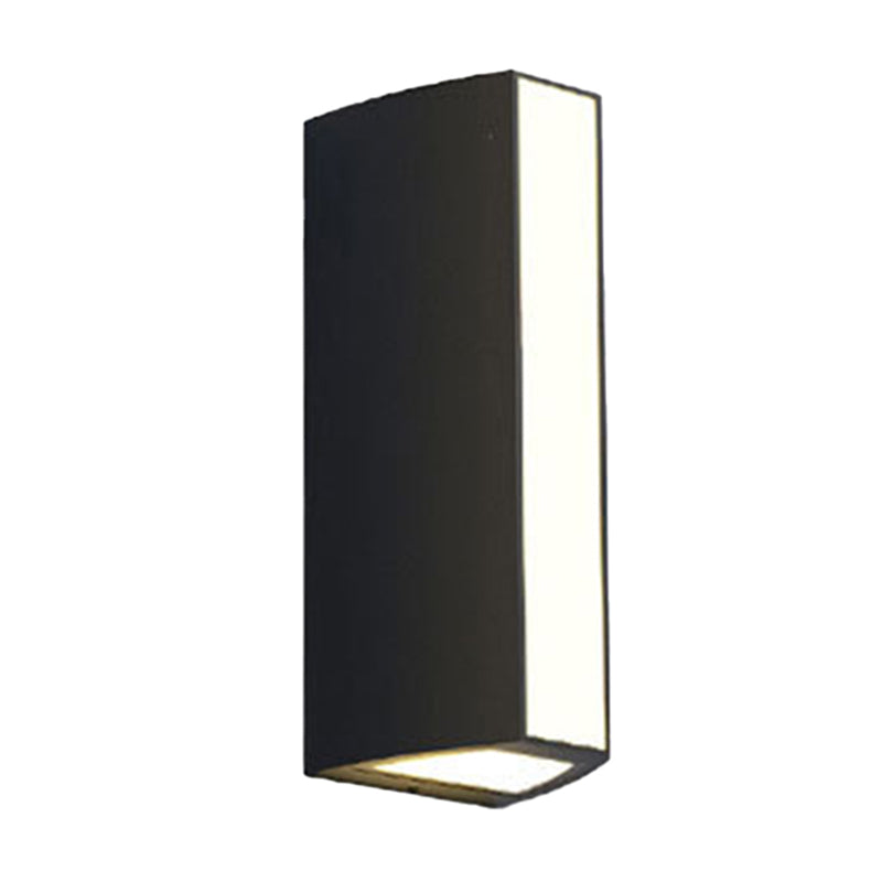Avelena | Schwarze Dreieck Prism Wandleuchte Moderne Metall Klein/Mittel/Groß Led Deckenleuchte Wand Sconce In Warm/Weiß Licht